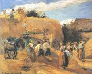 Camille Pissarro, Threshing Machine